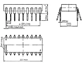 КР1008ВЖ11 микросхема фото 2 КР1008ВЖ11 микросхема фото 2