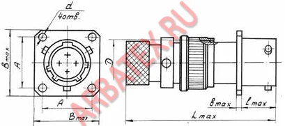 СНЦ23-7/22Р-1-А-В розетка Разъемы разное фото фото 2