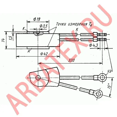 Т123-200-14 тиристор фото 3