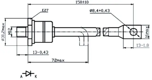 ДЧ251-200-12 диод фото 2