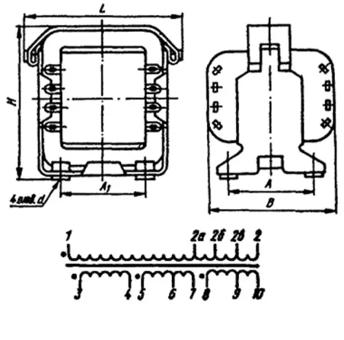 ТН21-115-400В трансформатор фото 3
