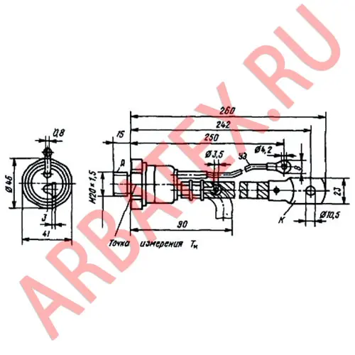 Т15-160-7-425 тиристор фото 3 Т15-160-7-425 тиристор фото 3