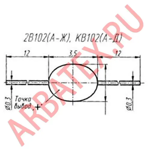 2В102Ж варикап фото 3
