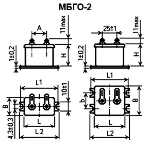 МБГО-2 630в 2 мкф фото 3 МБГО-2 630в 2 мкф фото 3