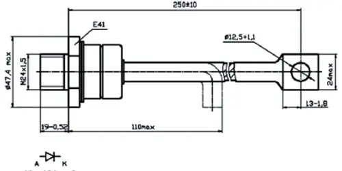 ДЧ171-250-14 диод фото 2