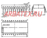 КР580ВР43 микросхема
