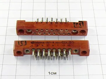 РППМ8-15Г1В (розетка, карболит) фото РППМ8-15Г1В (розетка, карболит) Разъемы разное фото