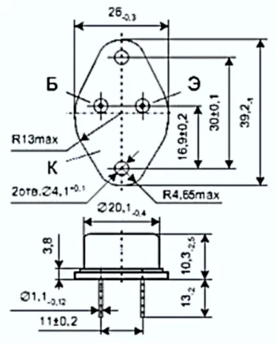 2Т818А-2 транзистор фото 2
