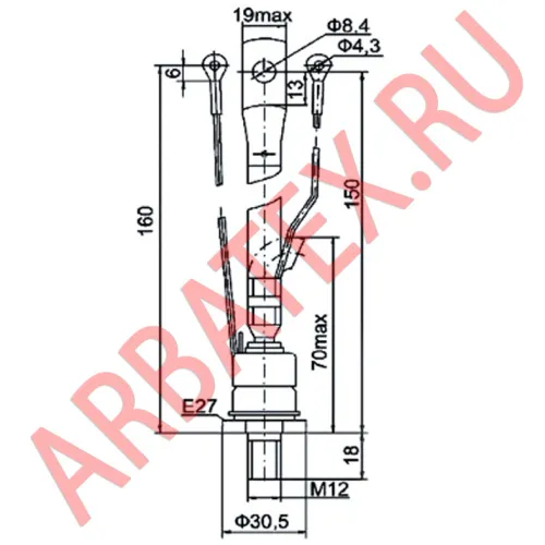 ТБ151-63-11-444 тиристор фото 3 ТБ151-63-11-444 тиристор фото 3