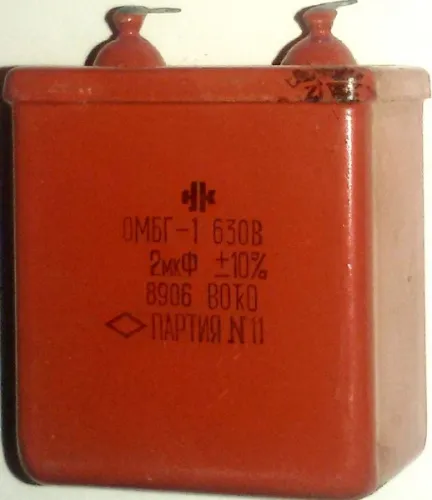 ОМБГ-3 630в 4 мкф фото 2 ОМБГ-3 630в 4 мкф фото 2