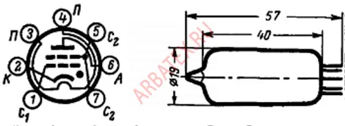 ТГ3-0.1/1.3 тиратрон фото 7