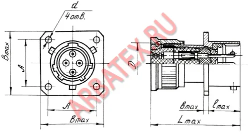 СНЦ23-19/24В-1-а-В-вилка Разъемы разное фото фото 3