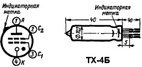 ТХ-4Б радиолампа фото 3