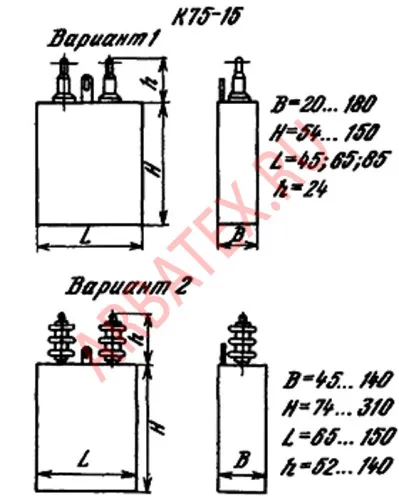 К75-15 5кВ 0.5 мкф фото 3 К75-15 5кВ 0.5 мкф фото 3